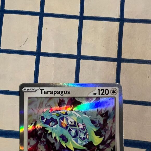 Terapagos 161/191 Sv08: Surging Sparks Holo - Picture 9 of 10